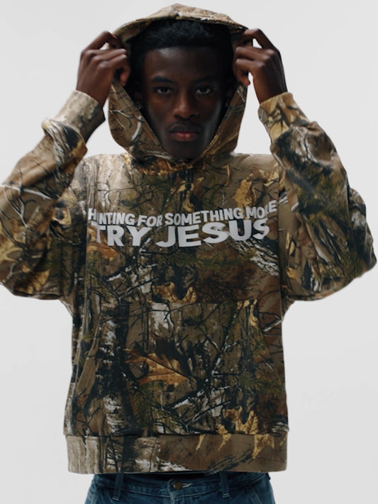*Hunting for More’ Camo Hoodie PRE ORDER