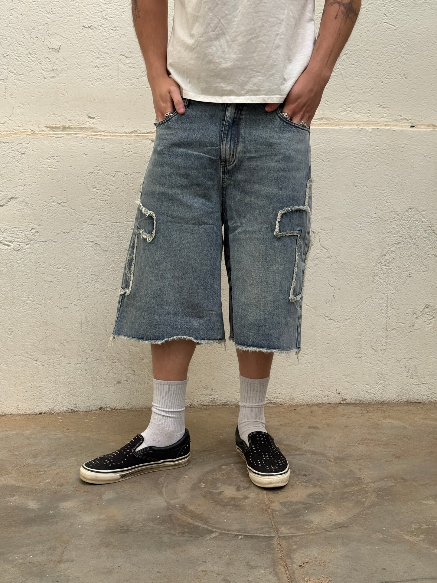 Cross Jorts V2 (blue)