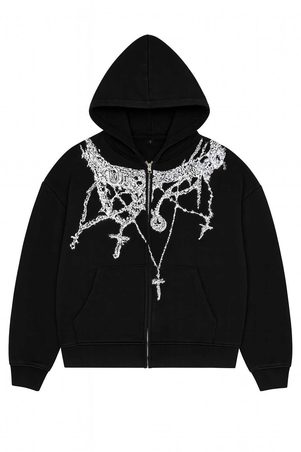 Breaking Chains Zip-Up (Black/White)