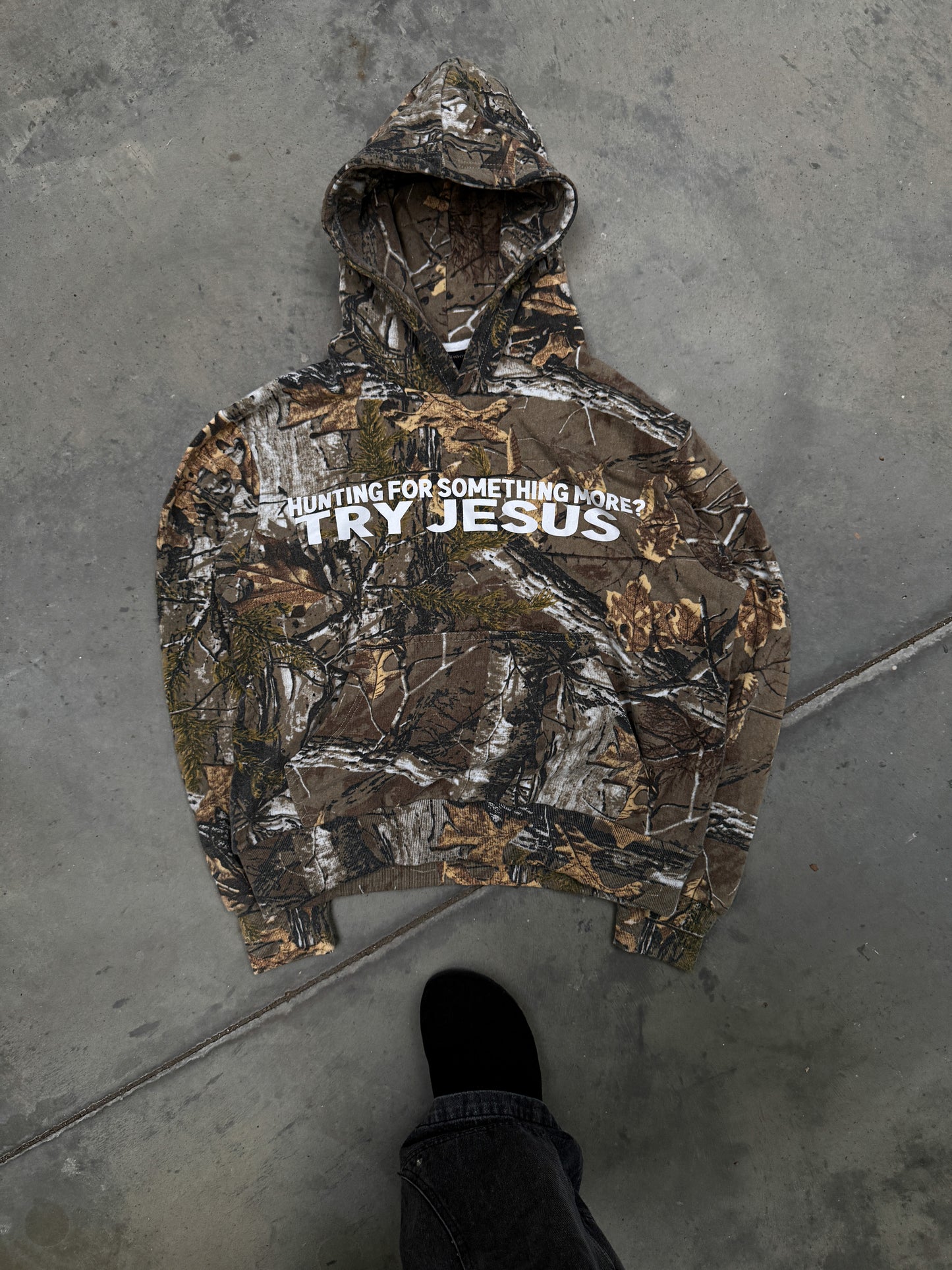 *Hunting for More’ Camo Hoodie