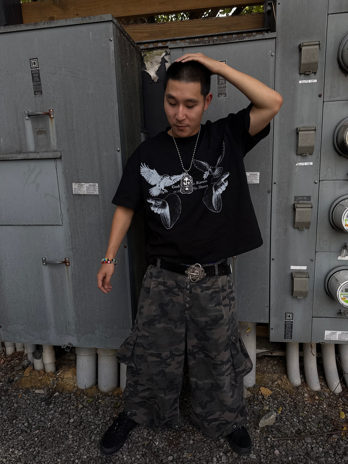 *Ravens & Doves T-shirt (Black)