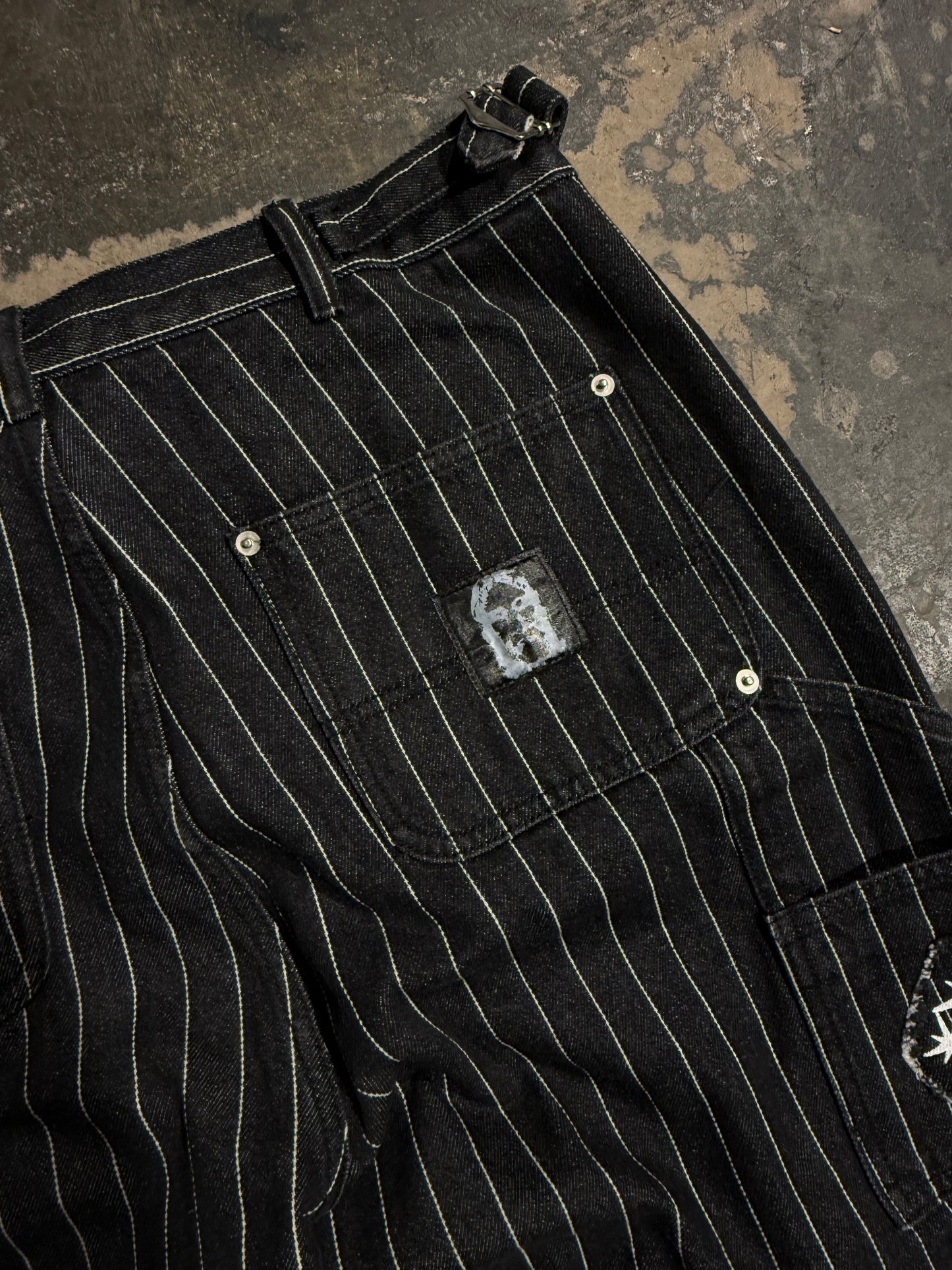 *Pinstripe Patch Double Knees