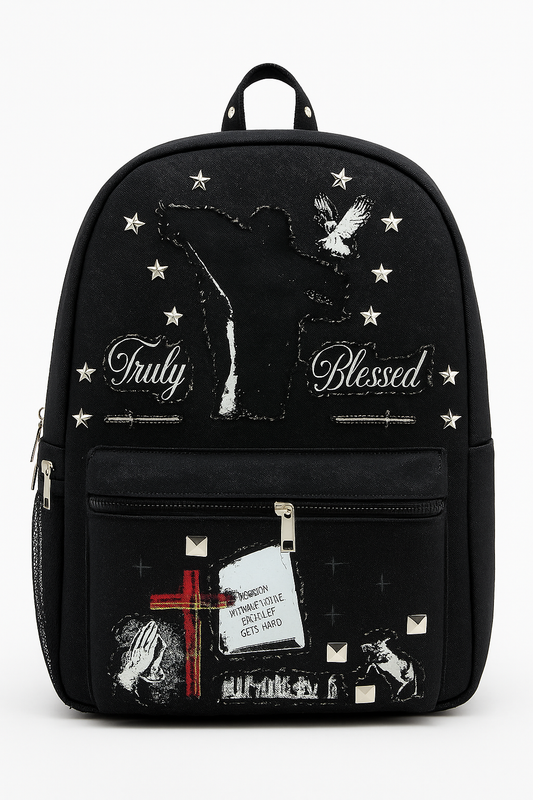 *Truly Blessed" Patch Bookbag