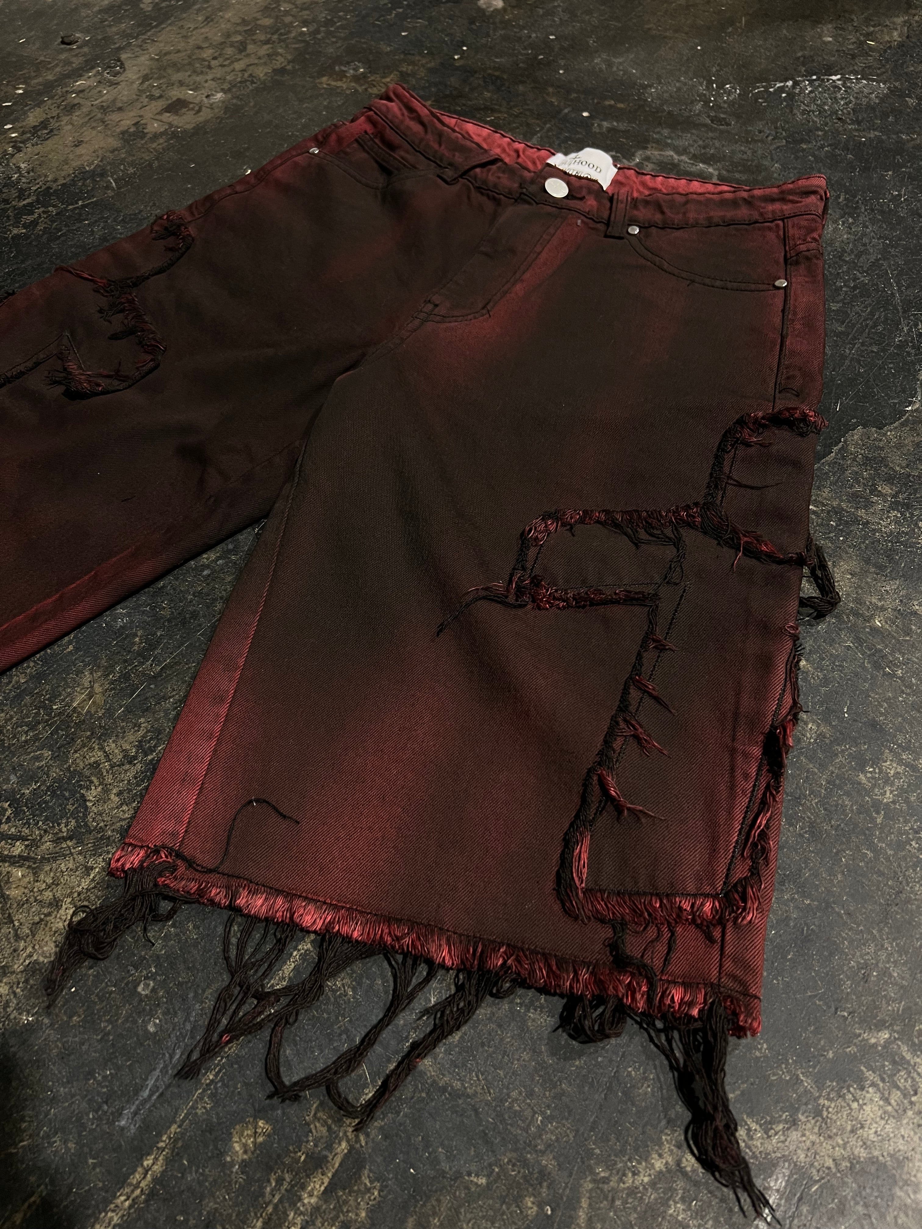 'Cross' Jorts (Red)