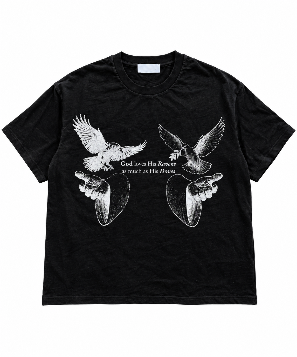 *Ravens & Doves T-shirt (Black)