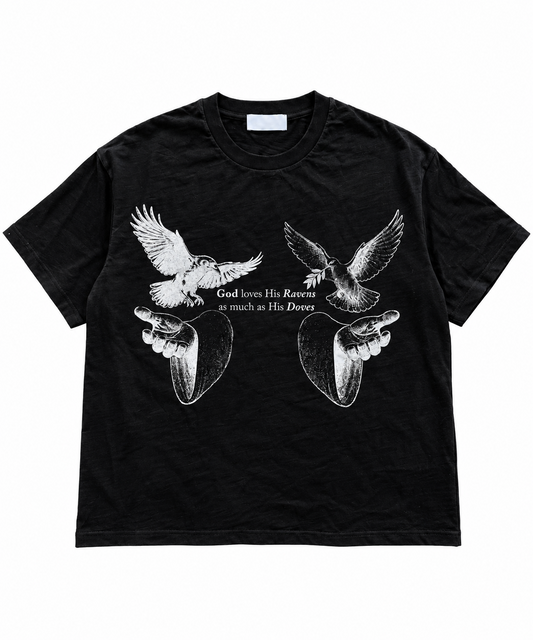 *Ravens & Doves T-shirt (Black)