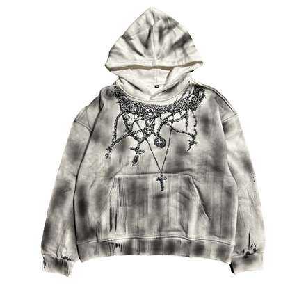 ‘Breaking’ Chains Hoodie (White)
