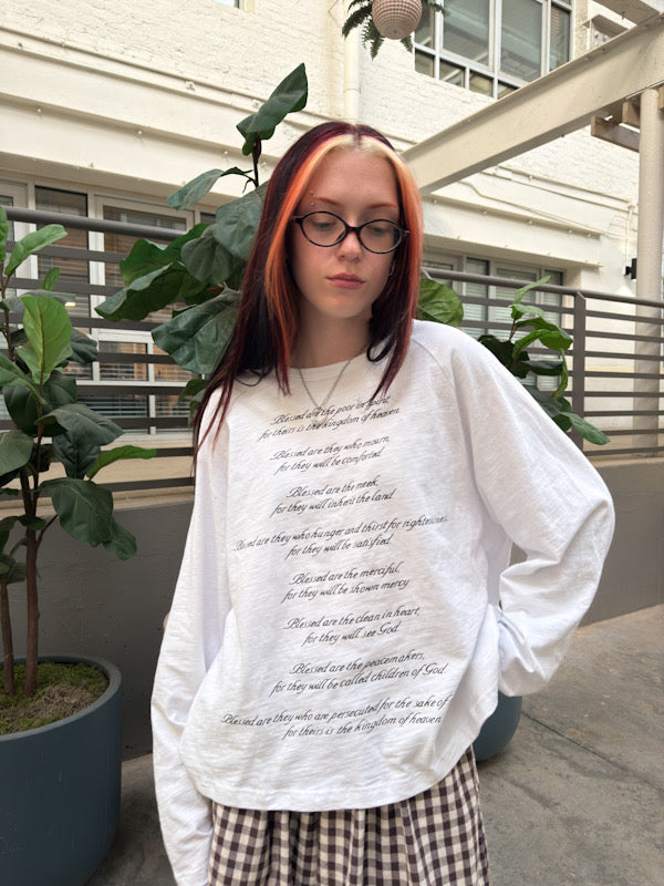 *Blessed’ Slub Longsleeve