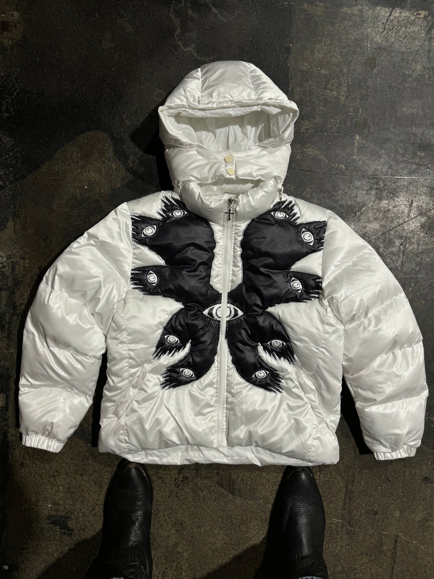 Seraphim Angel Puffer White Longsleeve
