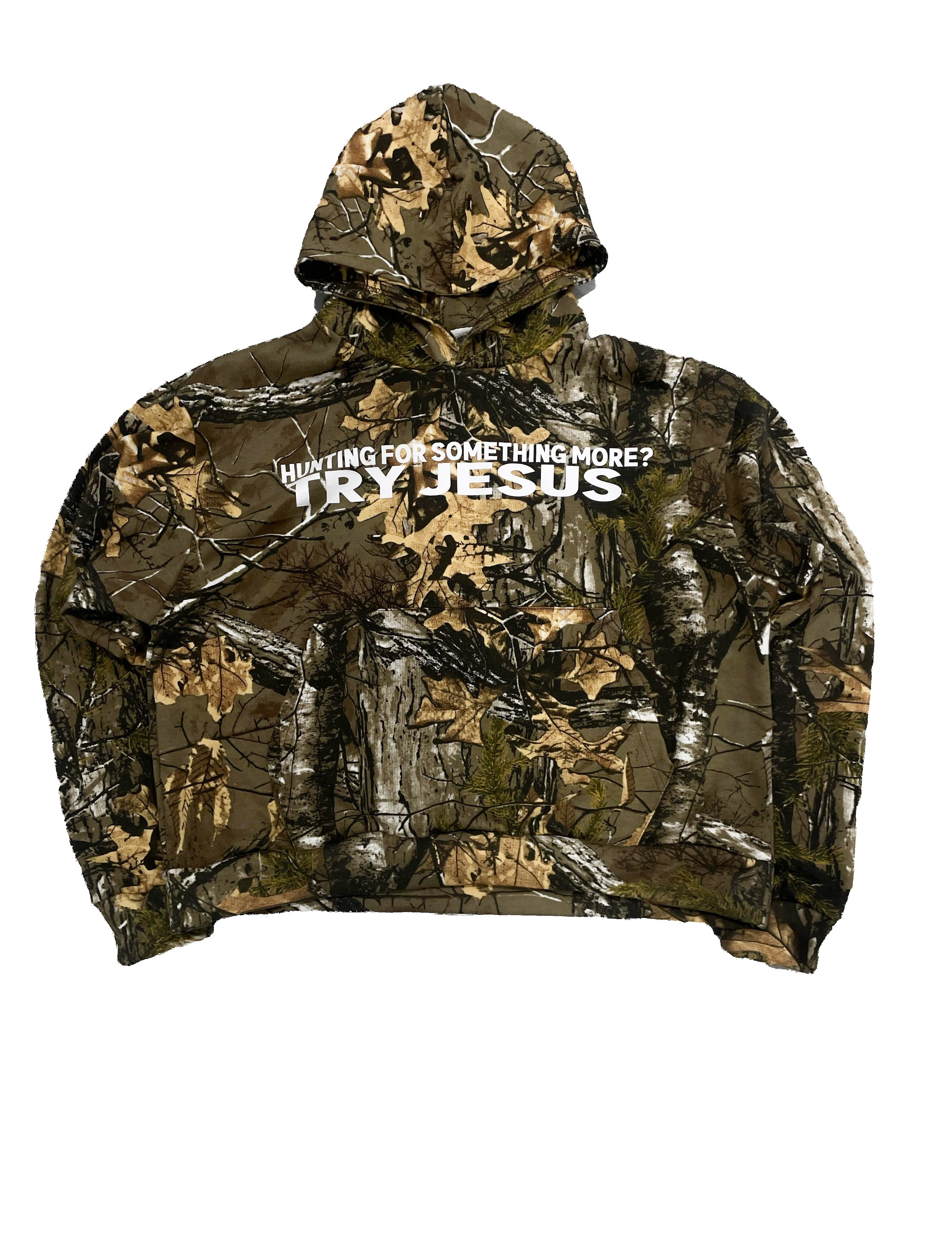 "Hunting for More" Camo Hoodie