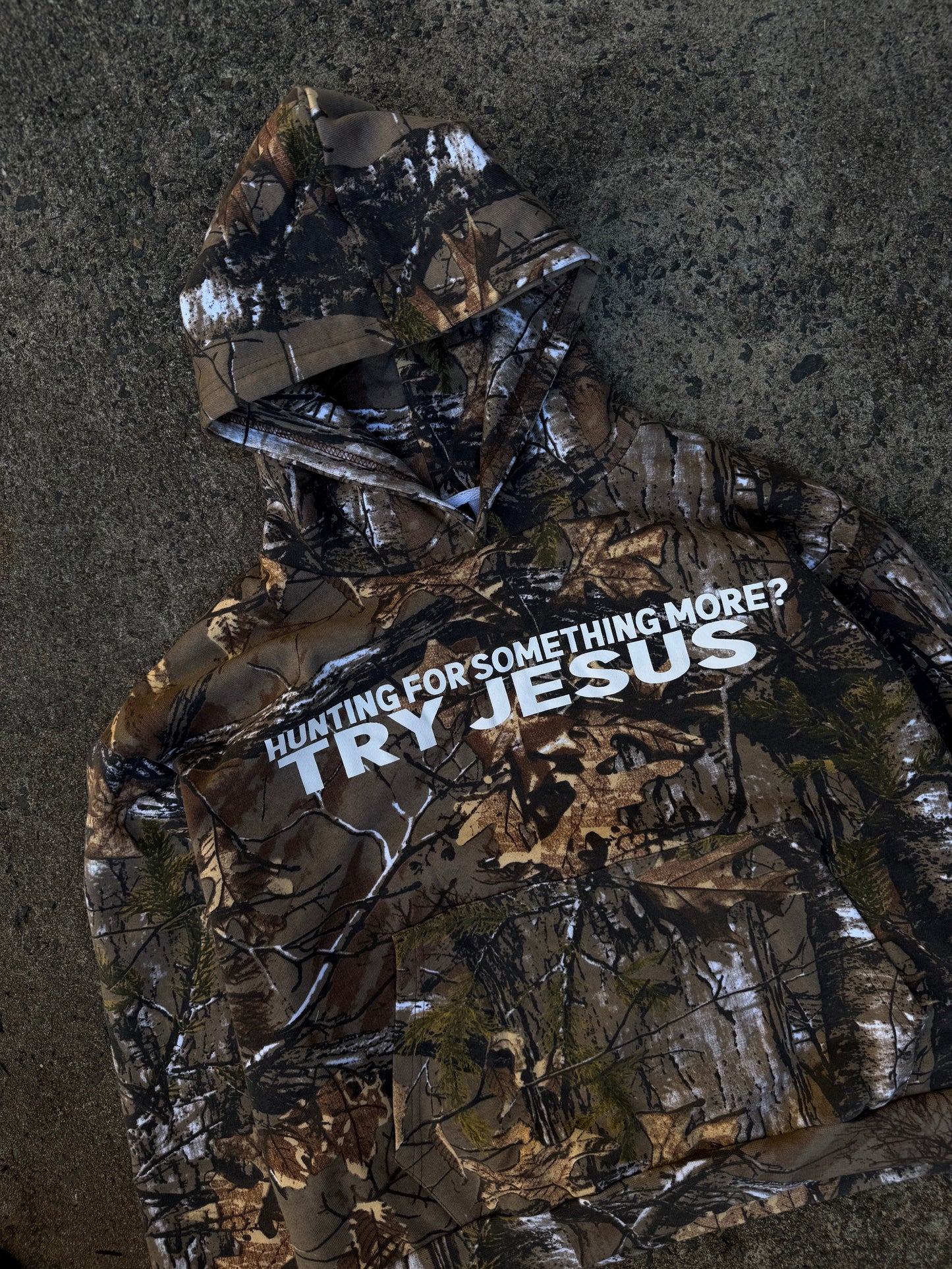 *Hunting for More’ Camo Hoodie PRE ORDER