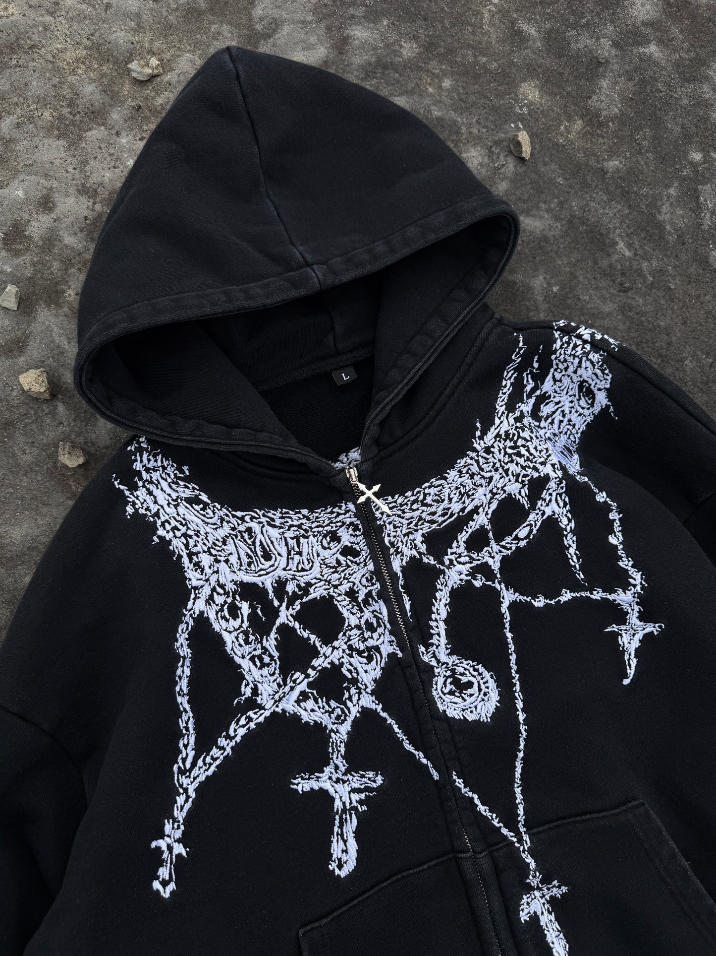 Breaking Chains Zip-Up (Black/White)