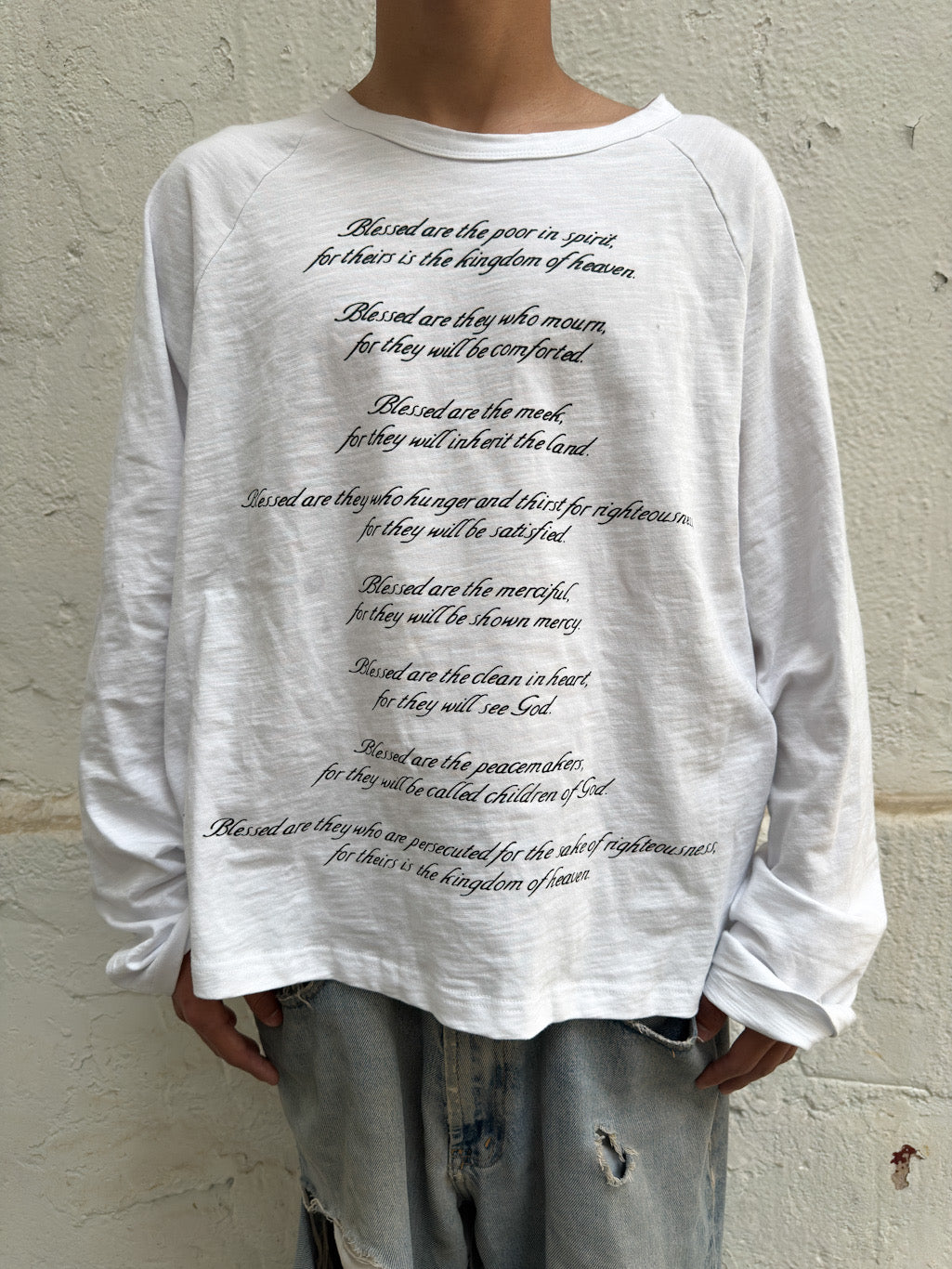 *Blessed’ Slub Longsleeve