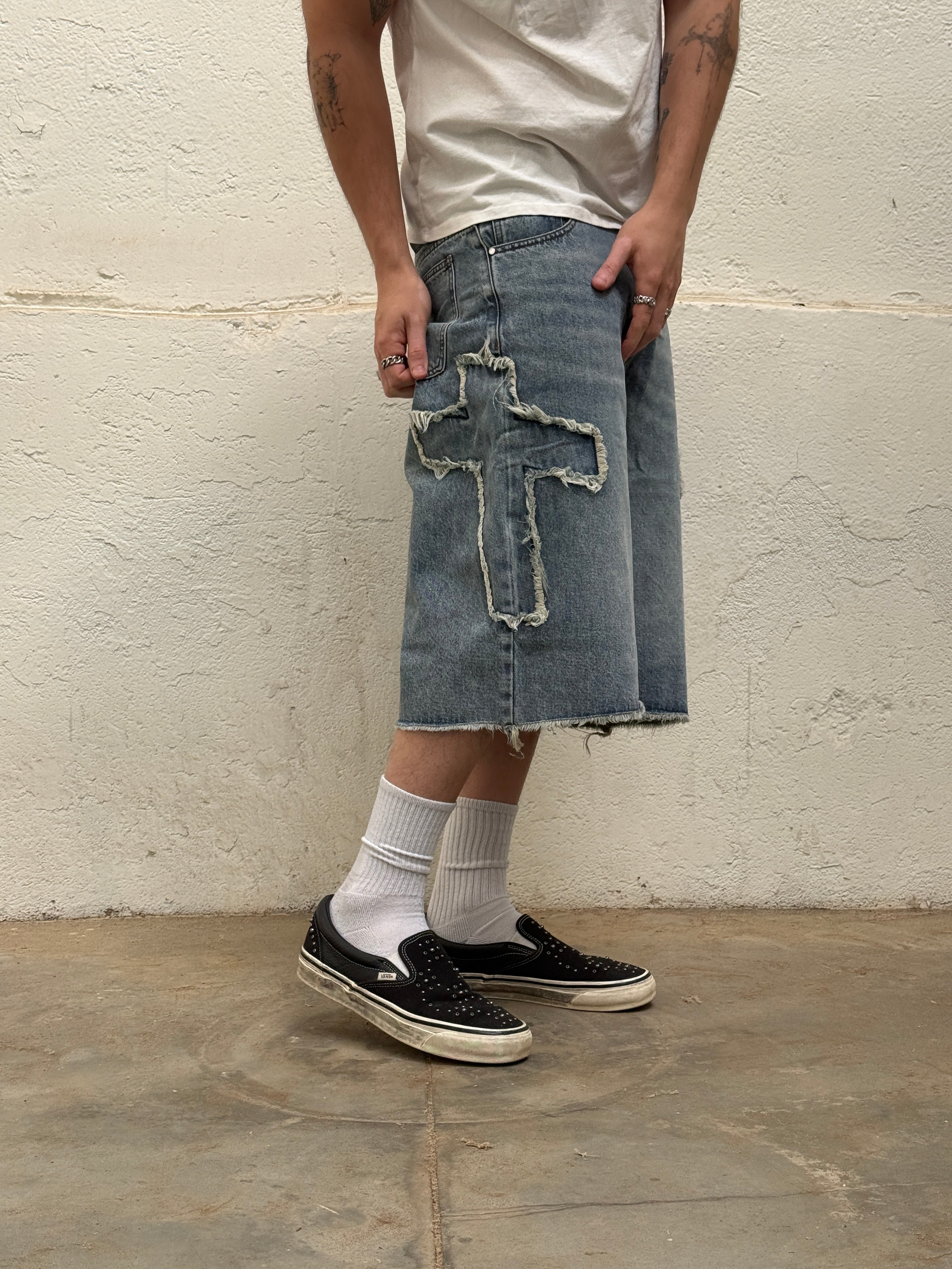 Cross Jorts V2 (blue) – youthood