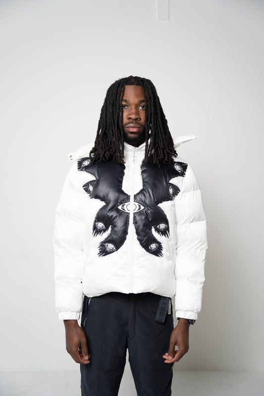 Seraphim Angel Puffer White Longsleeve