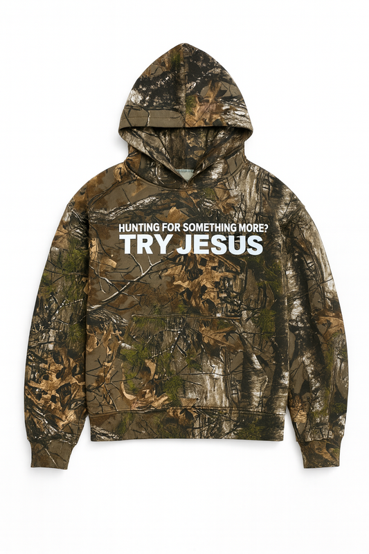 *Hunting for More’ Camo Hoodie PRE ORDER