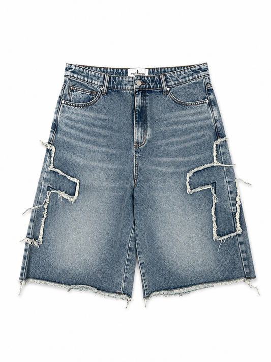 *Cross Jorts V2 (blue)