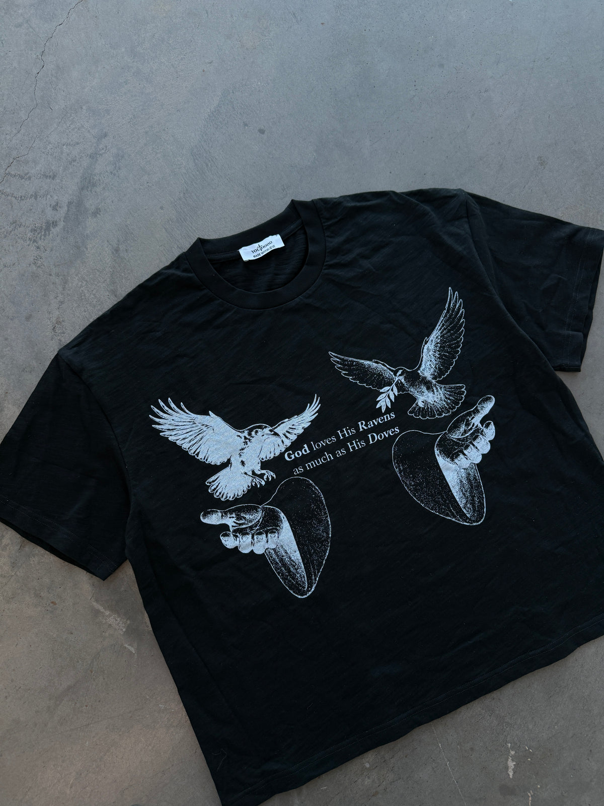 *Ravens & Doves T-shirt (Black)