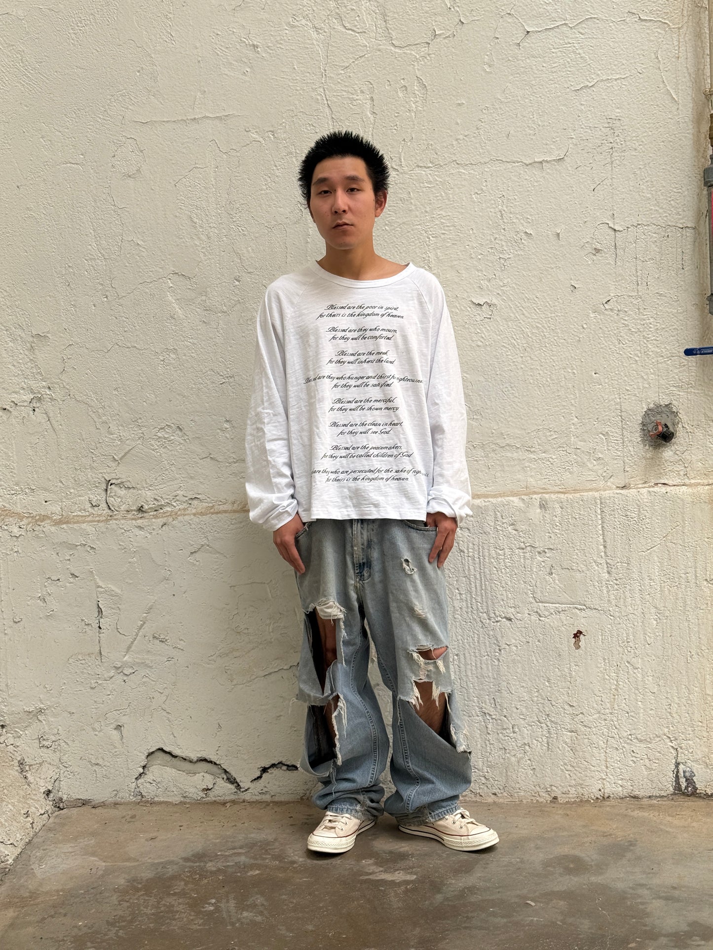 *Blessed’ Slub Longsleeve