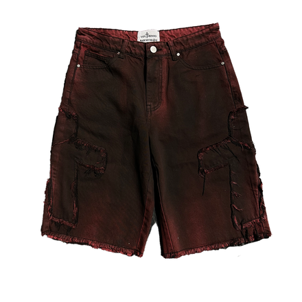 'Cross' Jorts (Red)