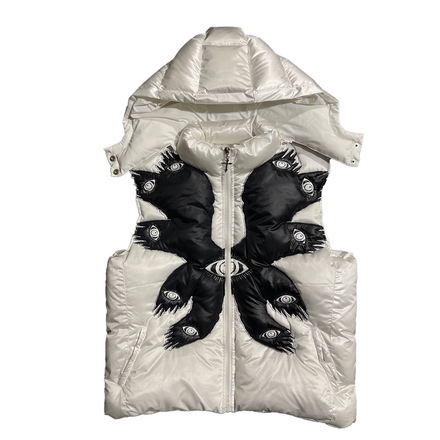 ‘Seraphim’Puffer Vest (White)