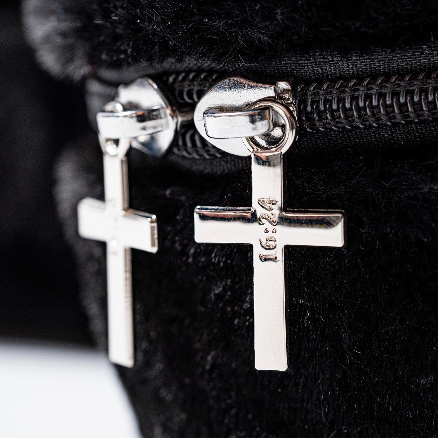 Pick Up Your Cross Fur Bag